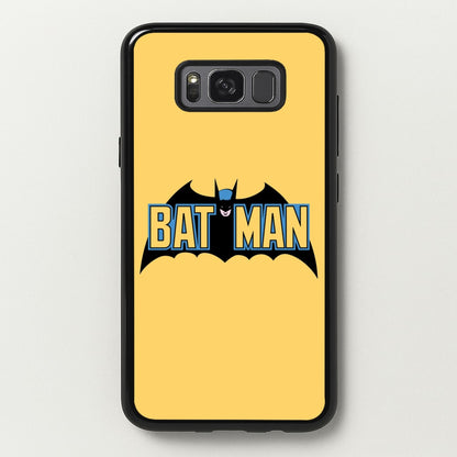 Yellow Bat Superhero Logo  - Batman Phone Case for Galaxy S8 Plus