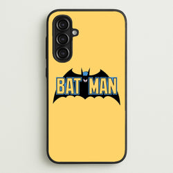 Yellow Bat Superhero Logo  - Batman Phone Case for Galaxy A16