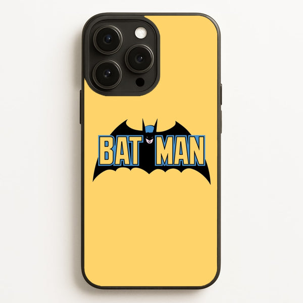 Yellow Bat Superhero Logo  - Batman Phone Case for iPhone 12 Pro Max