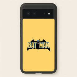 Yellow Bat Superhero Logo  - Batman Phone Case for Google Pixel 6