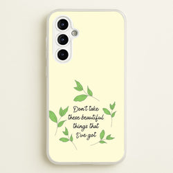 Don't Take These Beautiful Things That I've Got  - Benson Boone Phone Case for Galaxy A54