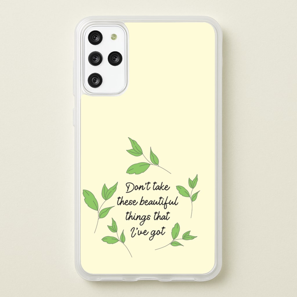 Don't Take These Beautiful Things That I've Got  - Benson Boone Phone Case for Galaxy S20 Plus