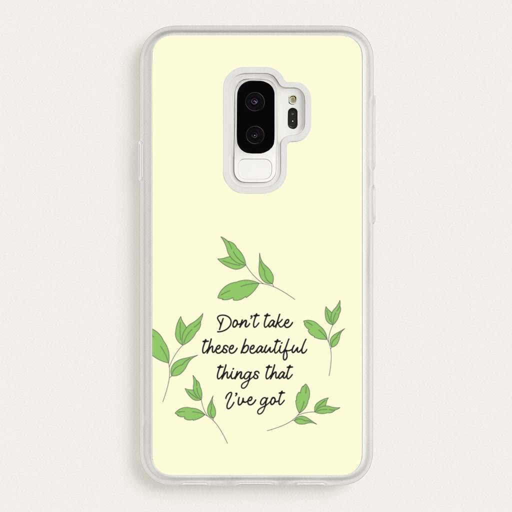 Don't Take These Beautiful Things That I've Got  - Benson Boone Phone Case for Galaxy S9 Plus