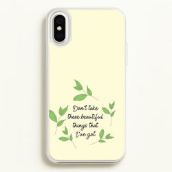 Don't Take These Beautiful Things That I've Got  - Benson Boone Phone Case for iPhone XS Max