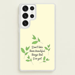 Don't Take These Beautiful Things That I've Got  - Benson Boone Phone Case for Galaxy S22 Ultra