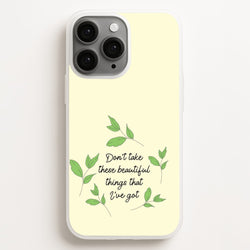 Don't Take These Beautiful Things That I've Got  - Benson Boone Phone Case for iPhone 11 Pro Max