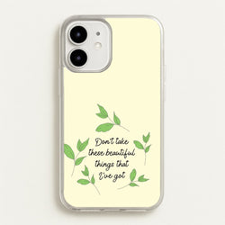 Don't Take These Beautiful Things That I've Got  - Benson Boone Phone Case for iPhone 12 / 12 Pro