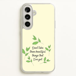 Don't Take These Beautiful Things That I've Got  - Benson Boone Phone Case for Galaxy A56