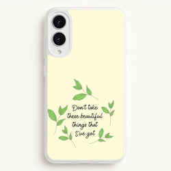 Don't Take These Beautiful Things That I've Got  - Benson Boone Phone Case for Galaxy S25 Edge