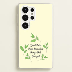 Don't Take These Beautiful Things That I've Got  - Benson Boone Phone Case for Galaxy S25 Ultra