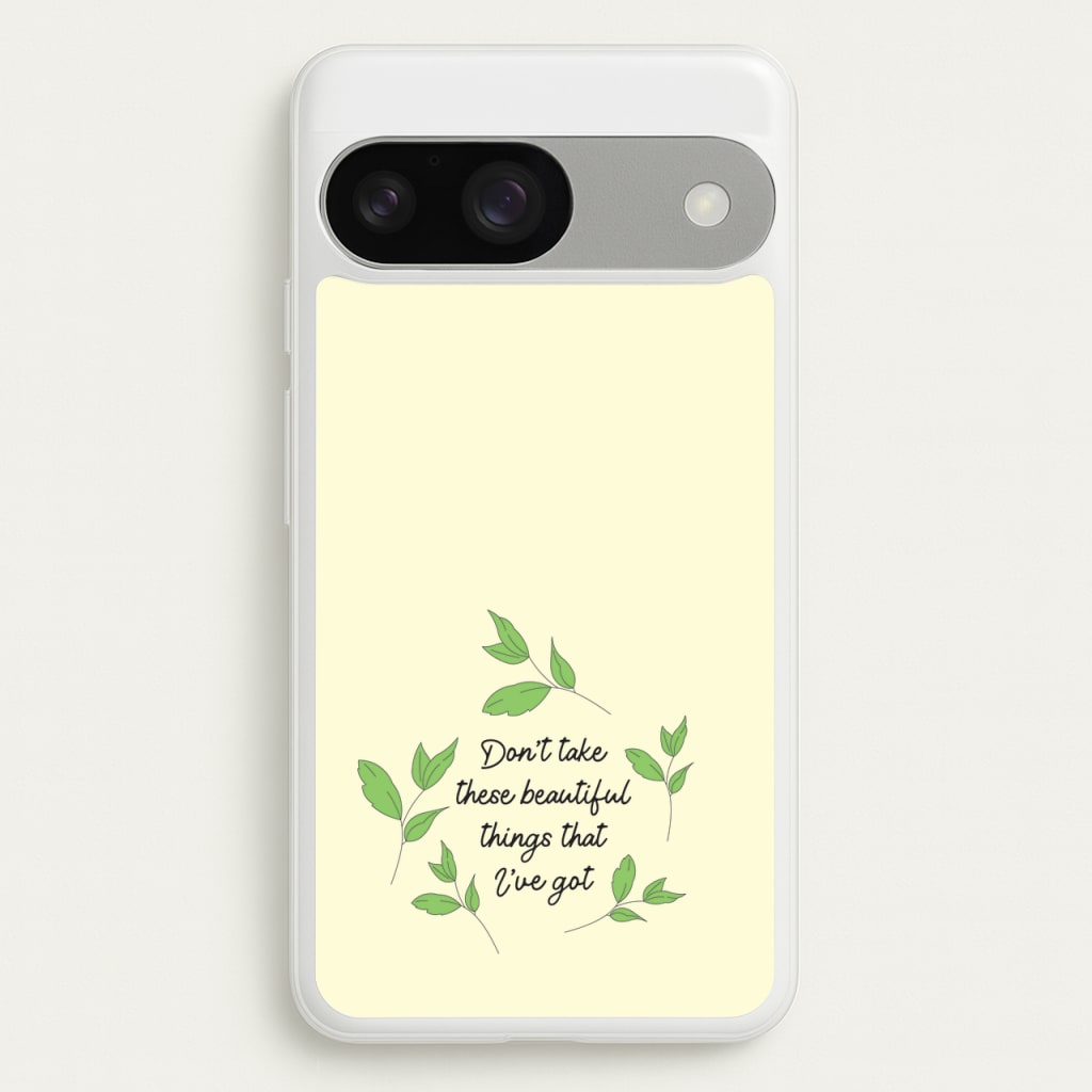 Don't Take These Beautiful Things That I've Got  - Benson Boone Phone Case for Google Pixel 9 / 9 Pro
