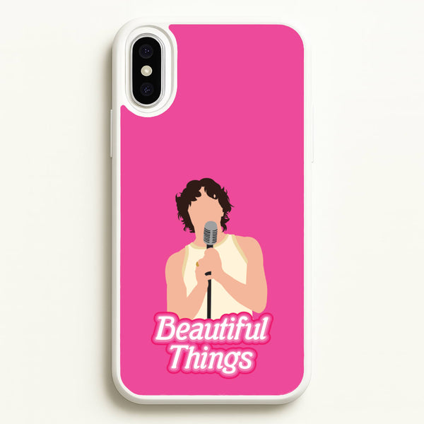 Neon Pink Beautiful Things  - Benson Boone Phone Case for iPhone XS Max