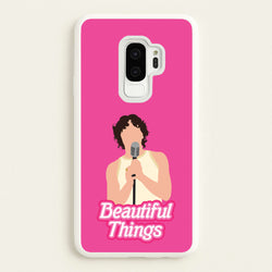 Neon Pink Beautiful Things  - Benson Boone Phone Case for Galaxy S9 Plus