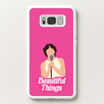 Neon Pink Beautiful Things  - Benson Boone Phone Case for Galaxy S8