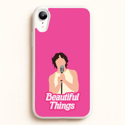 Neon Pink Beautiful Things  - Benson Boone Phone Case for iPhone XR