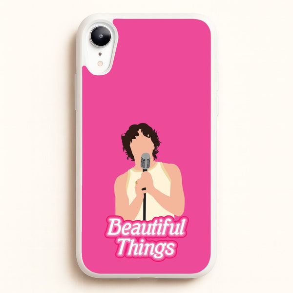 Neon Pink Beautiful Things  - Benson Boone Phone Case for iPhone XR