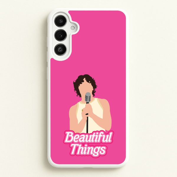 Neon Pink Beautiful Things  - Benson Boone Phone Case for Galaxy A34