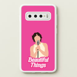 Neon Pink Beautiful Things  - Benson Boone Phone Case for Galaxy S10