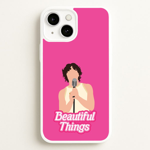 Neon Pink Beautiful Things  - Benson Boone Phone Case for iPhone 13