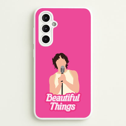 Neon Pink Beautiful Things  - Benson Boone Phone Case for Galaxy A14