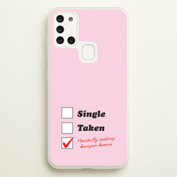 Mentally Dating Benson  - Benson Boone Phone Case for Galaxy A21s