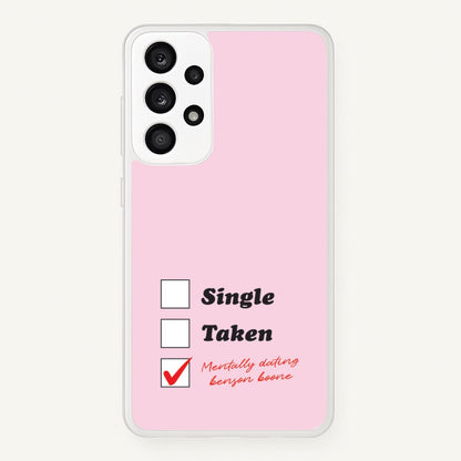 Mentally Dating Benson  - Benson Boone Phone Case for Galaxy A33