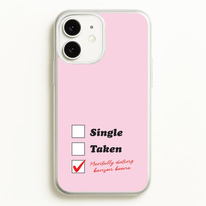 Mentally Dating Benson  - Benson Boone Phone Case for iPhone 11