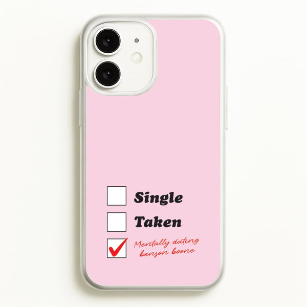 Mentally Dating Benson  - Benson Boone Phone Case for iPhone 11