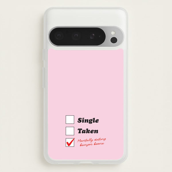 Mentally Dating Benson  - Benson Boone Phone Case for Google Pixel 9 Pro XL
