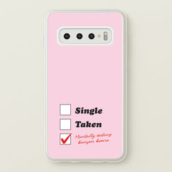 Mentally Dating Benson  - Benson Boone Phone Case for Galaxy S10 Plus