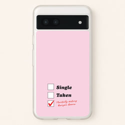 Mentally Dating Benson  - Benson Boone Phone Case for Google Pixel 7a