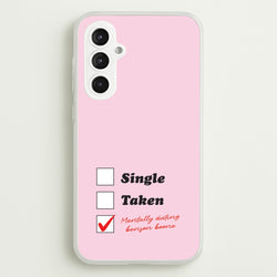 Mentally Dating Benson  - Benson Boone Phone Case for Galaxy S23FE