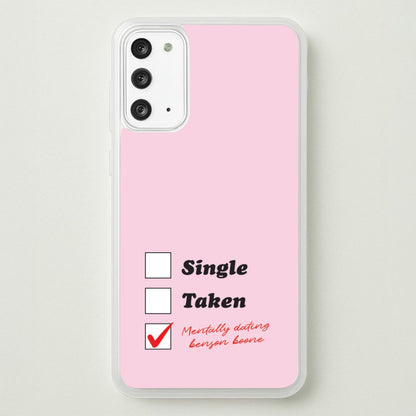 Mentally Dating Benson  - Benson Boone Phone Case for Galaxy Note 20