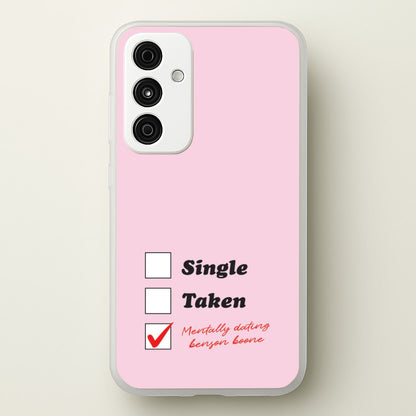 Mentally Dating Benson  - Benson Boone Phone Case for Galaxy A15