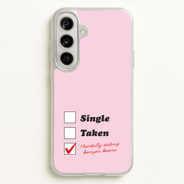 Mentally Dating Benson  - Benson Boone Phone Case for Galaxy A56