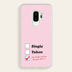 Mentally Dating Benson  - Benson Boone Phone Case for Galaxy S9 Plus