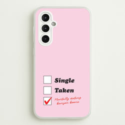 Mentally Dating Benson  - Benson Boone Phone Case for Galaxy A14