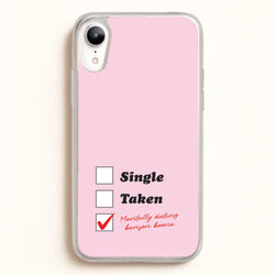 Mentally Dating Benson  - Benson Boone Phone Case for iPhone XR