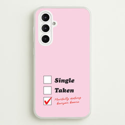 Mentally Dating Benson  - Benson Boone Phone Case for Galaxy A16