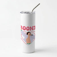 Boone Heart Skinny Tumbler