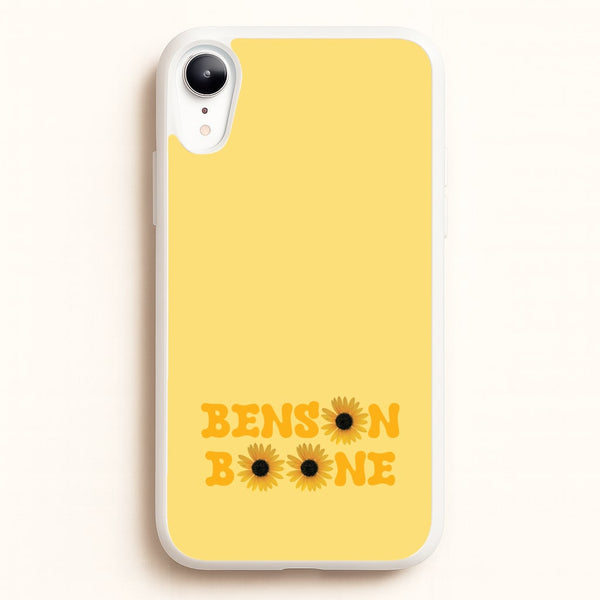 Boone Sunflowers  - Benson Boone Phone Case for iPhone XR