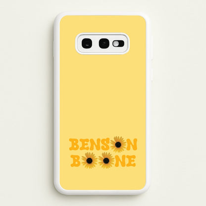 Boone Sunflowers  - Benson Boone Phone Case for Galaxy S10e