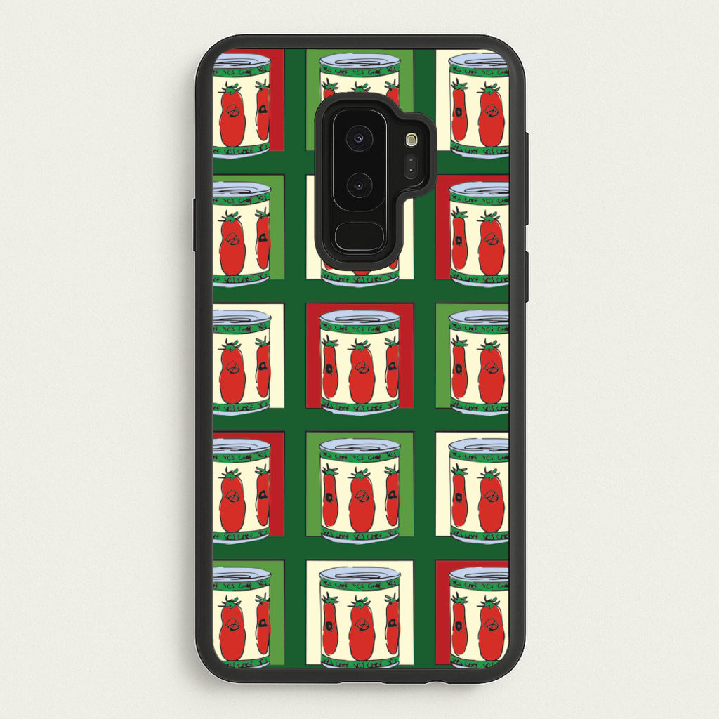 Tomato Pattern  - The Bear Phone Case for Galaxy S9 Plus