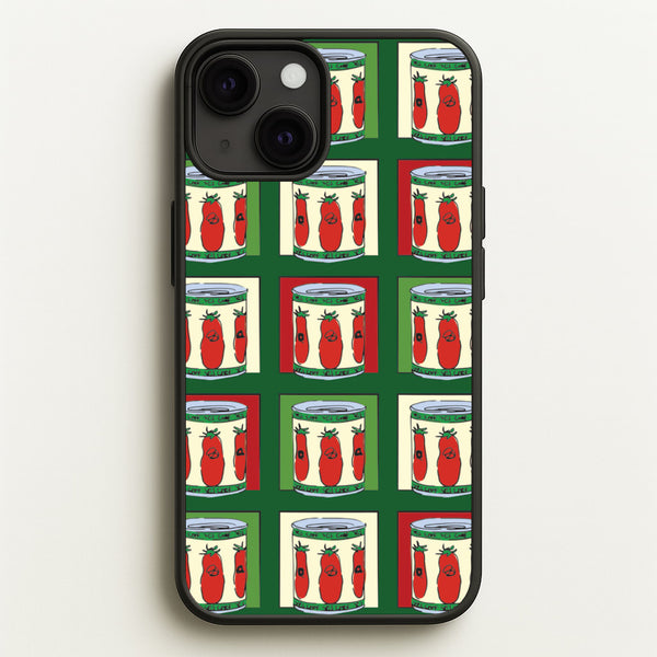 Tomato Pattern  - The Bear Phone Case for iPhone 13 Mini