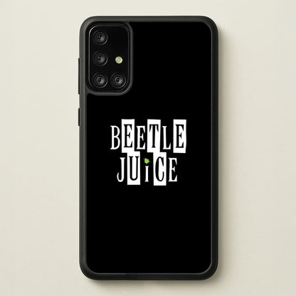 Text - Beetle Halloween  - Halloween Phone Case for Galaxy A71