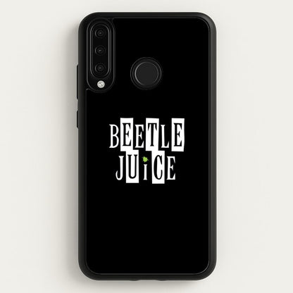Text - Beetle Halloween  - Halloween Phone Case for Huawei P30 Lite