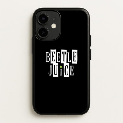 Text - Beetle Halloween  - Halloween Phone Case for iPhone 12 / 12 Pro