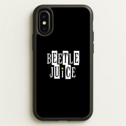 Text - Beetle Halloween  - Halloween Phone Case for iPhone X / XS