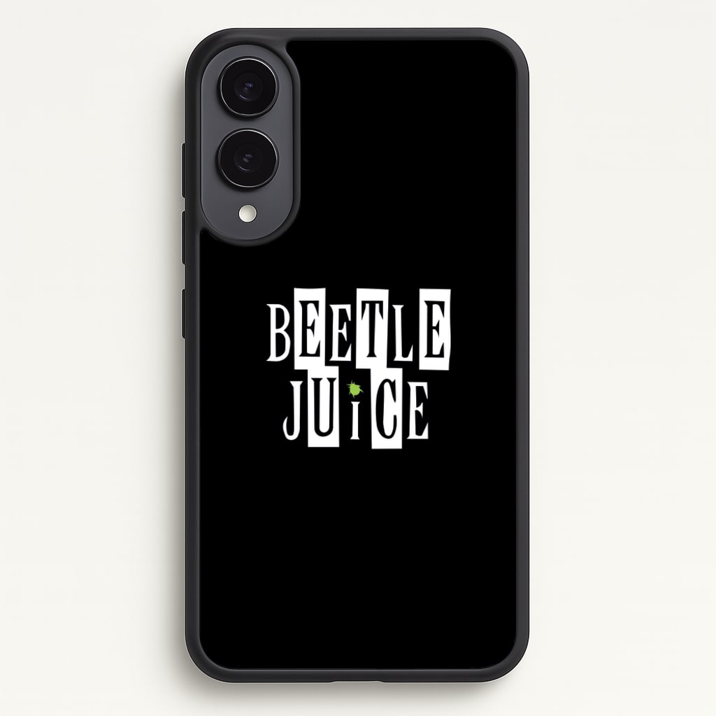 Text - Beetle Halloween  - Halloween Phone Case for Galaxy S25 Edge