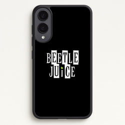 Text - Beetle Halloween  - Halloween Phone Case for Galaxy S25 Edge